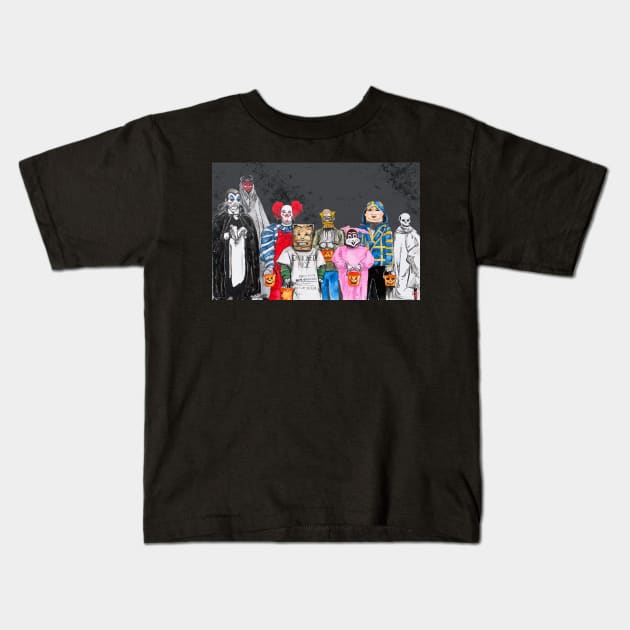 Trick R Treaters Kids T-Shirt by MadsAve